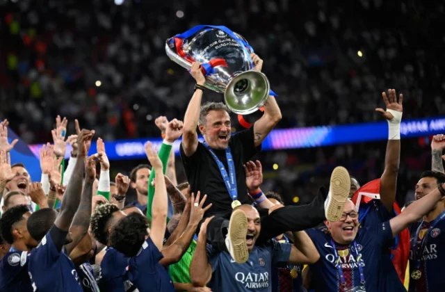 PSG wins back-to-back Champions League titles after shootout win over Arsenal