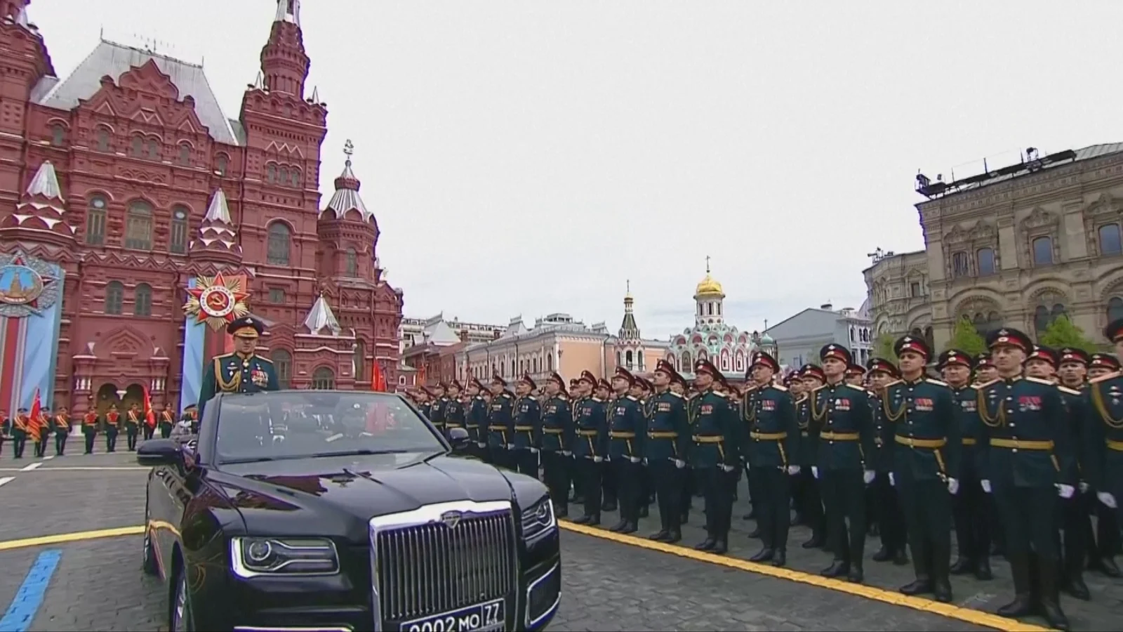 Russia holds scaled-back Victory Day parade amid renewed calls for truce
