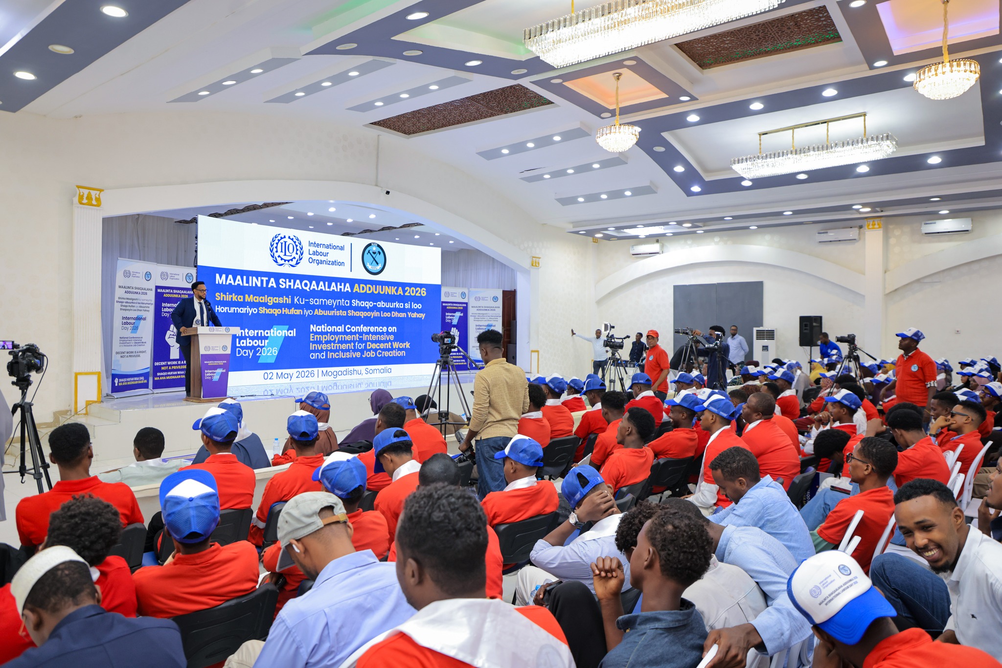 Somali workers gather in Mogadishu to mark Labour Day