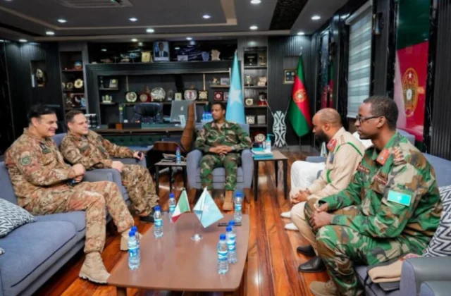 Somalia, Italy seek stronger military training and security partnership