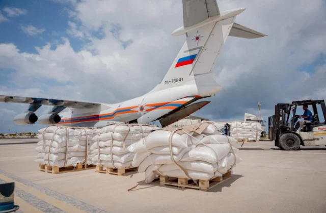 Somalia receives 25 tons of Russian food aid amid famine risk
