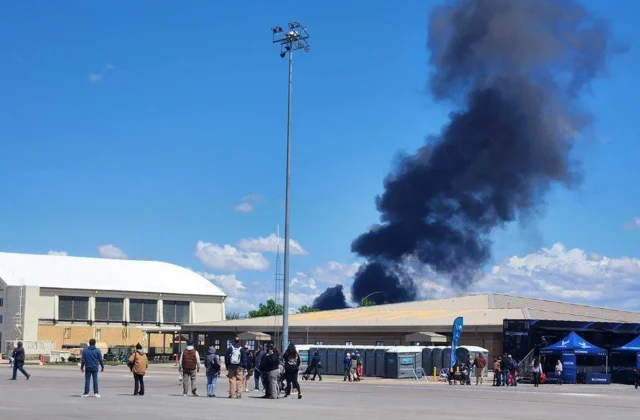 US jets collide midair during demonstration flight