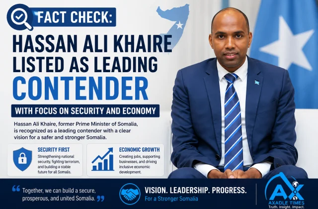 Hassan Ali Khaire Listed as Leading Contender With Focus on Security and Economy