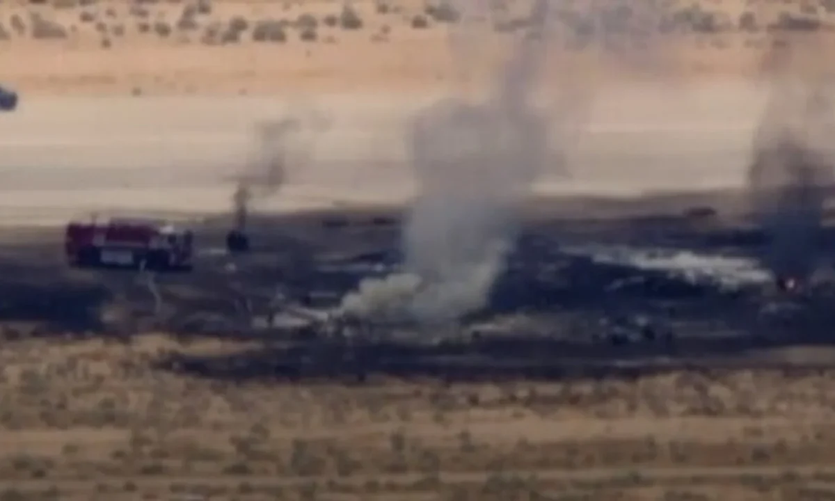 Eight dead after US bomber crashes in California
