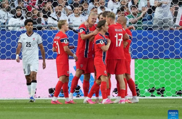 Haaland scores twice on World Cup debut as Norway beat Iraq