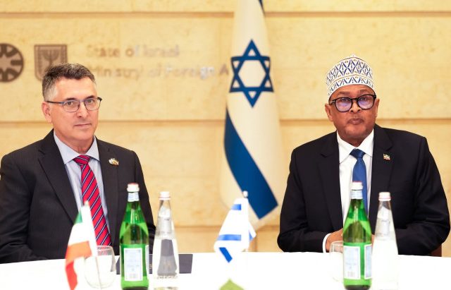 North Western State of Somalia president meets Israeli foreign minister in Jerusalem