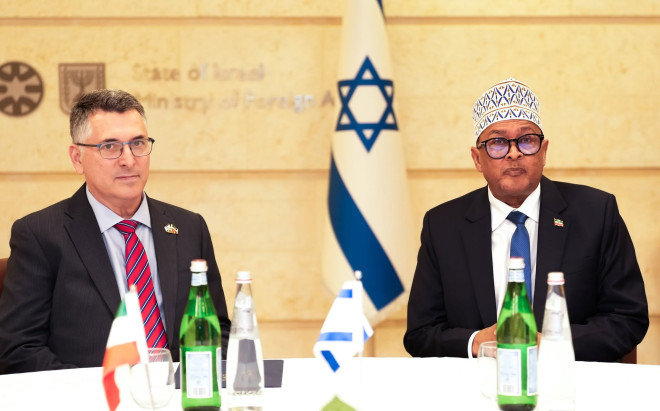 North Western State of Somalia president meets Israeli foreign minister in Jerusalem