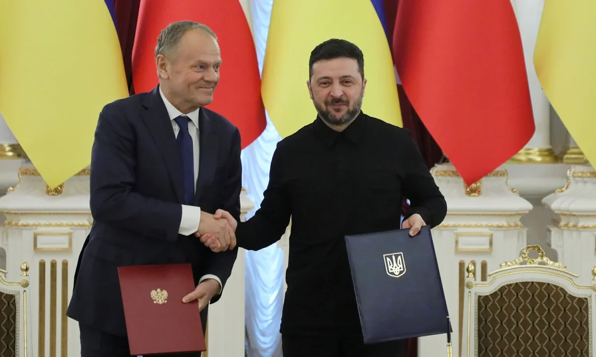 Poland strips Zelensky of top honor as World War II dispute strains ties