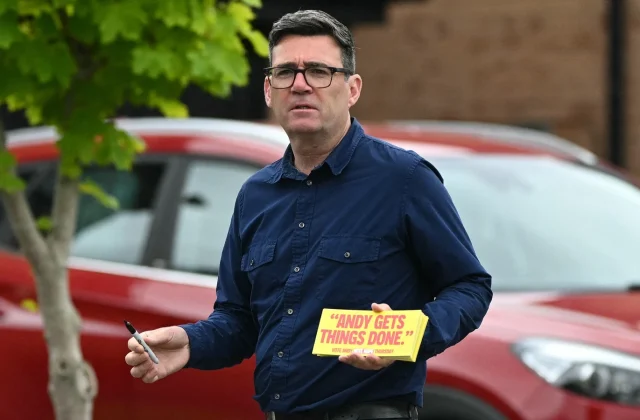 Polls open in UK by-election as Burnham seeks seat