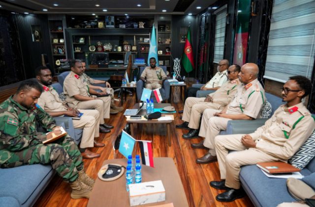 Somali army chief, Egyptian defense attaché discuss military cooperation