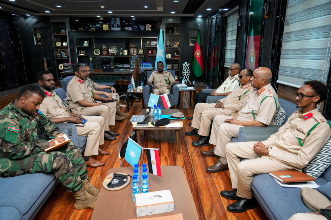 Somali army chief, Egyptian defense attaché discuss military cooperation