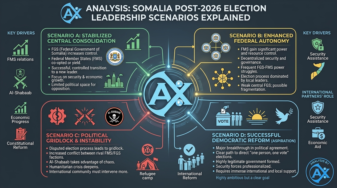 Somalia future leadership scenarios after 2026 elections explained