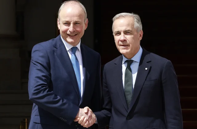 Taoiseach says Ireland is welcoming Canadian PM Carney home