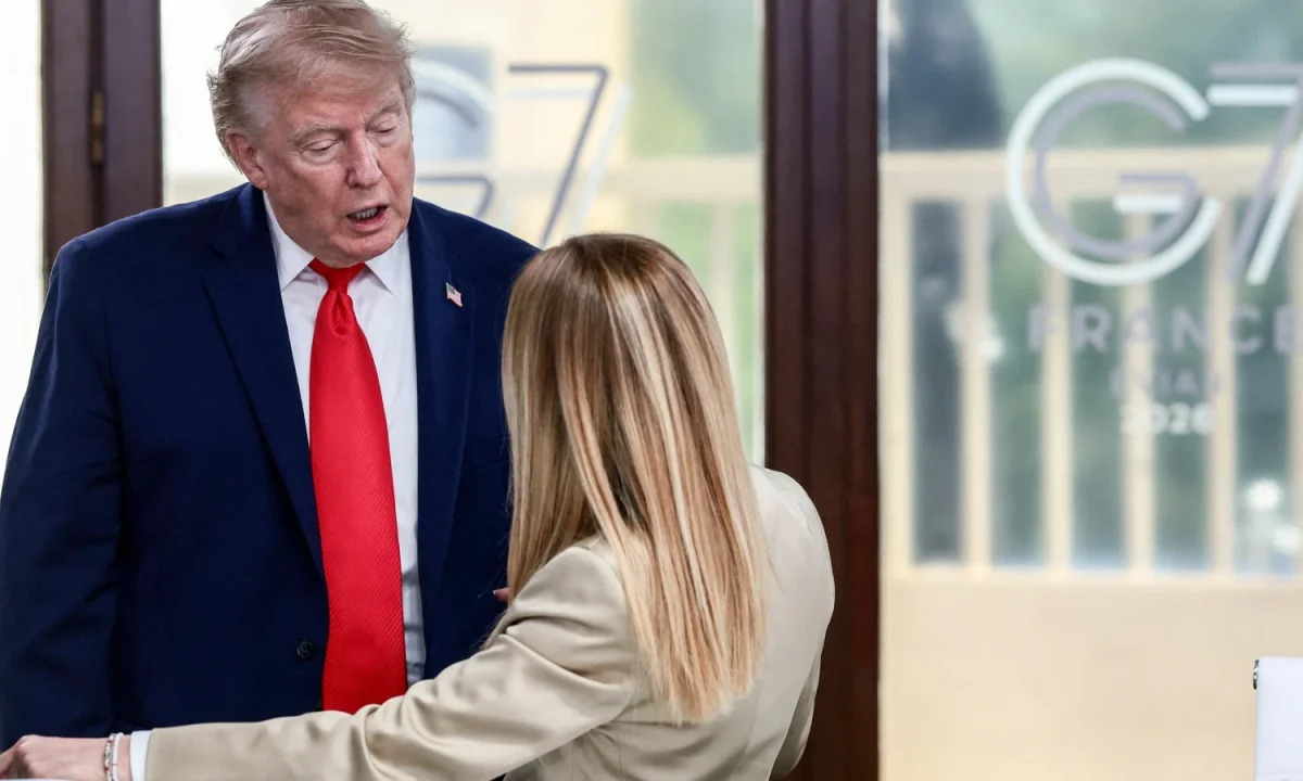 Trump escalates dispute with Meloni over G7 photo claim