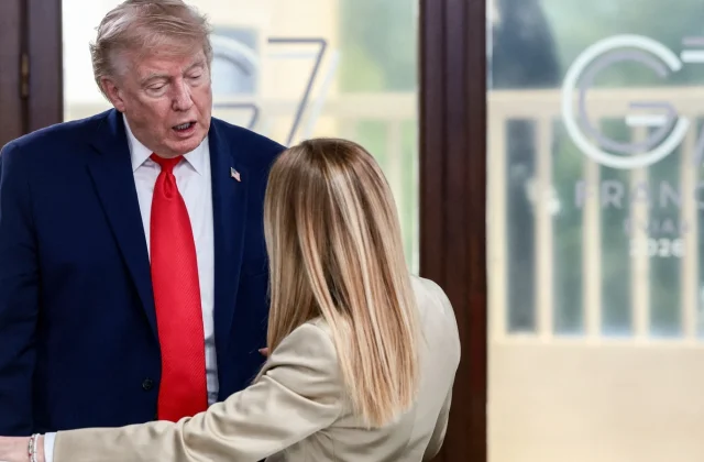 Trump escalates dispute with Meloni over G7 photo claim