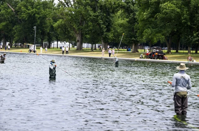 Trump threatens prison for Reflecting Pool vandalism in Washington
