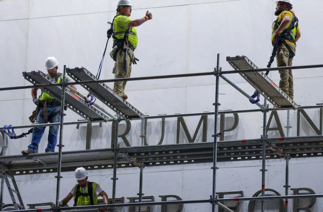 Trump’s name removed from Kennedy Center during predawn operation