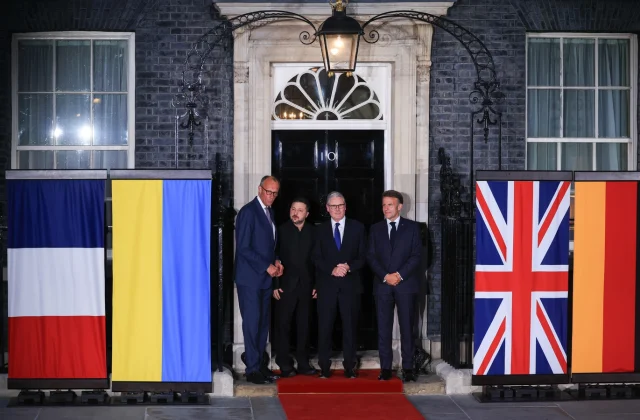 UK, France and Germany back Zelensky’s call for meeting with Putin