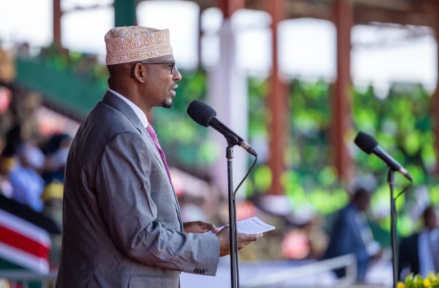 Wajir elders gift Ruto 100 camels in appreciation at Madaraka fete
