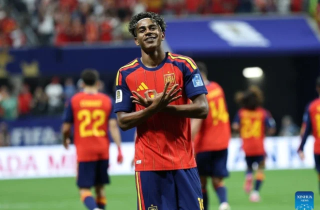 Yamal scores as Spain rout Saudi Arabia at World Cup