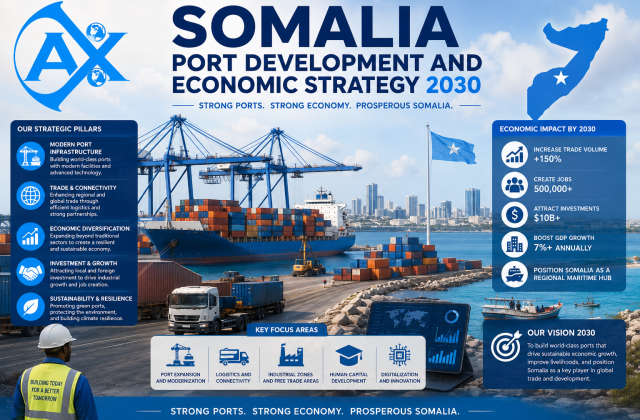 Somalia port development and economic strategy 2026