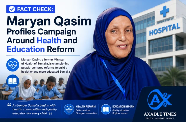 Maryan Qasim Profiles Campaign Around Health and Education Reform