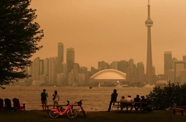 Canadian Wildfire Sends Hazardous Smoke Across the US
