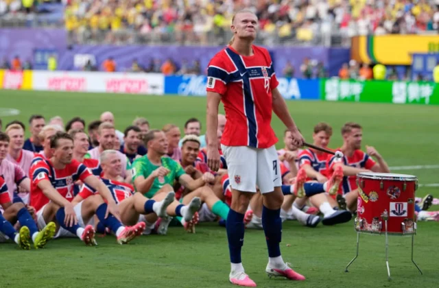 Erling Haaland scores twice as Norway beats Brazil, reaches first World Cup quarterfinals
