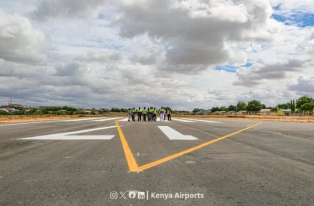 Garissa Airport reopens following a year-long renovation project