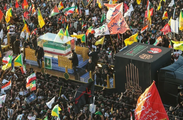 Iraq Hosts Funeral Processions for Iran Supreme Leader Ayatollah Ali Khamenei