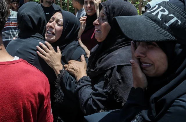 Israeli strikes in Gaza kill two people, medics say