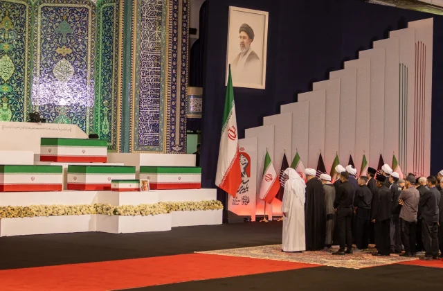 Khamenei lies in state in Tehran ahead of funeral