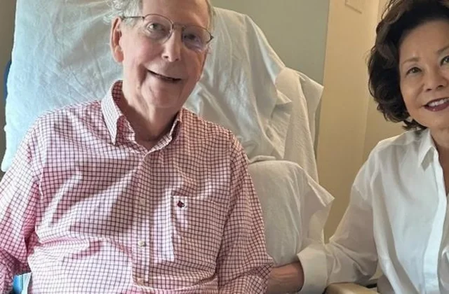 Mitch McConnell says fall and pneumonia caused his absence