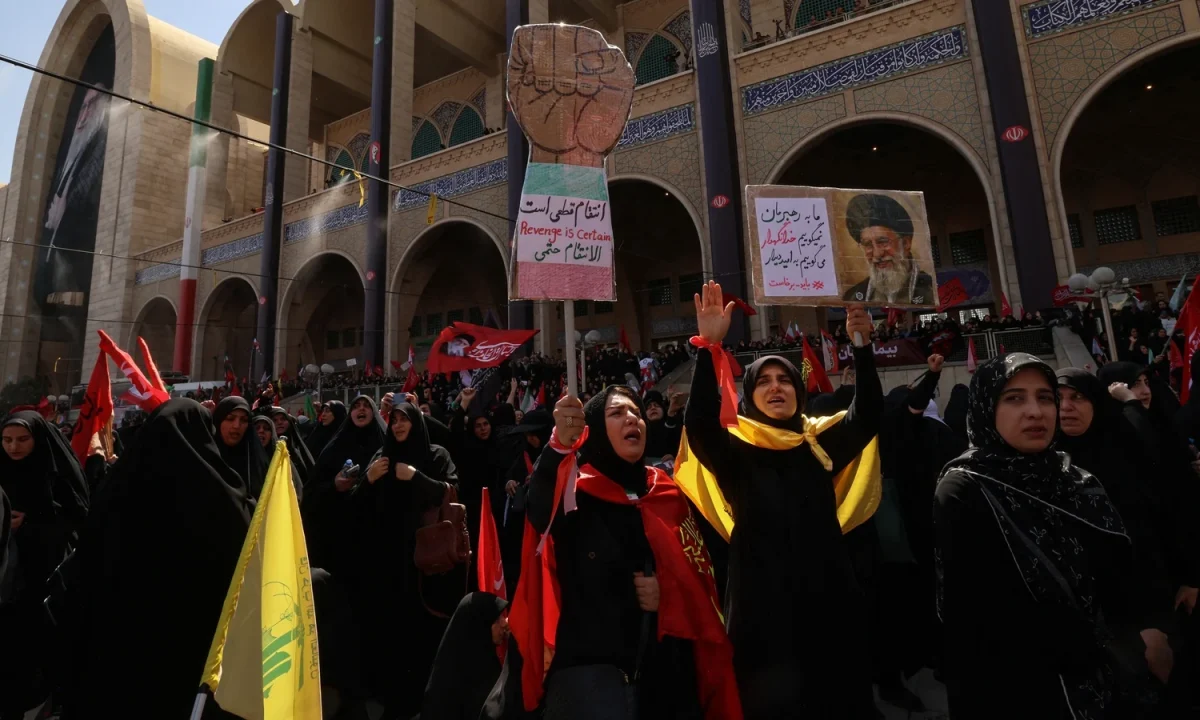 New Iranian leader absent as other sons pay respects to Khamenei