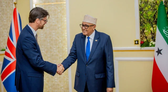 North Western State of Somalia President Meets UK Ambassador in Hargeisa