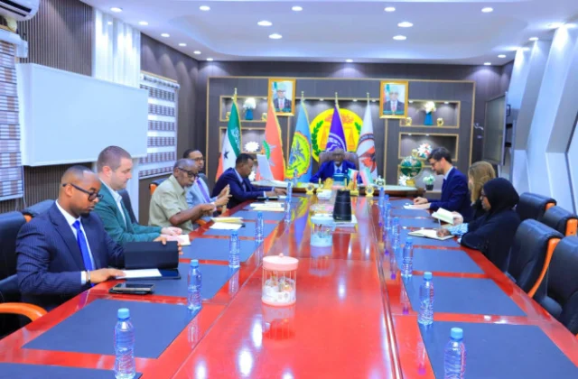 North Western State of Somalia, UK Officials Discuss Security Cooperation in Hargeisa