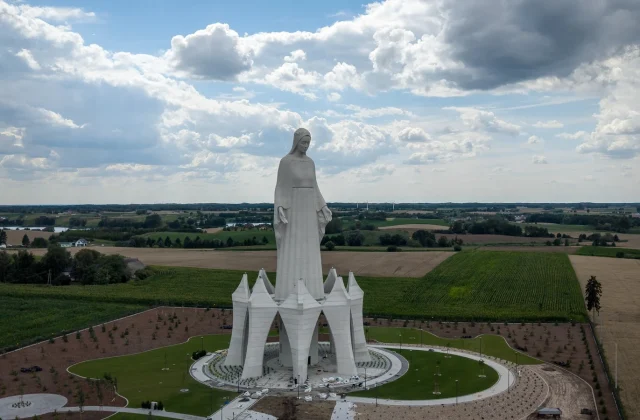 Polish Village Builds Europe’s Tallest Virgin Mary Statue
