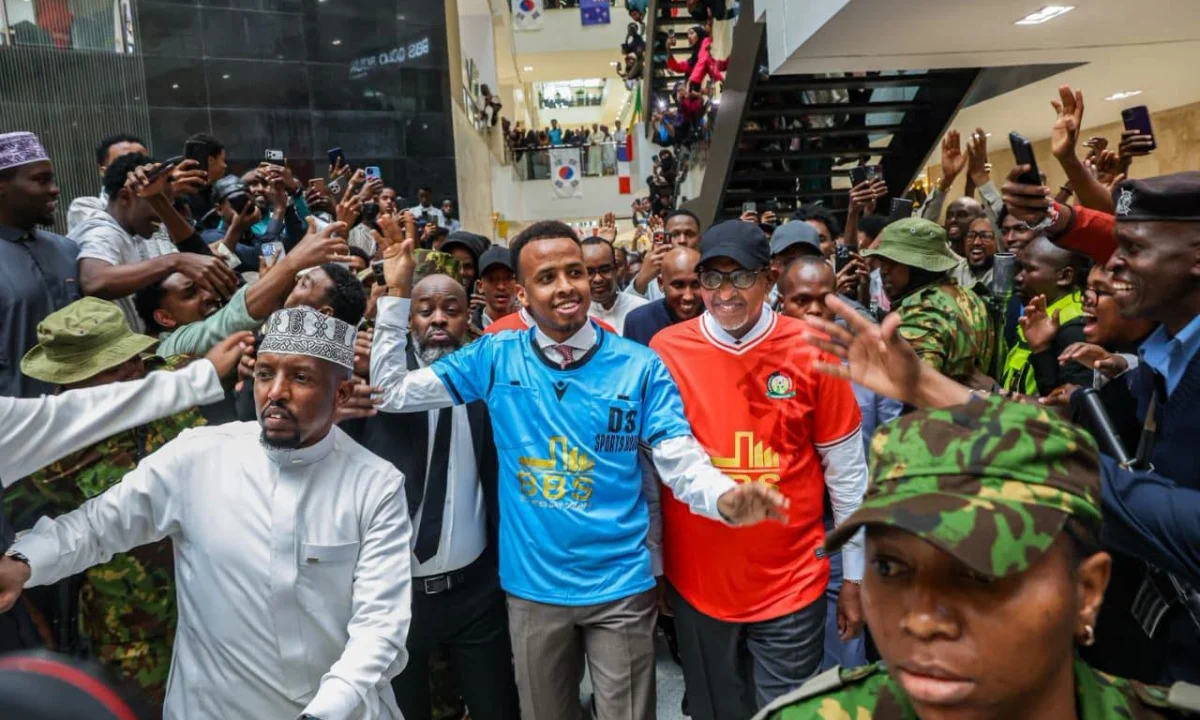 Somali FIFA referee Omar Artan receives hero’s welcome in Nairobi after World Cup exclusion