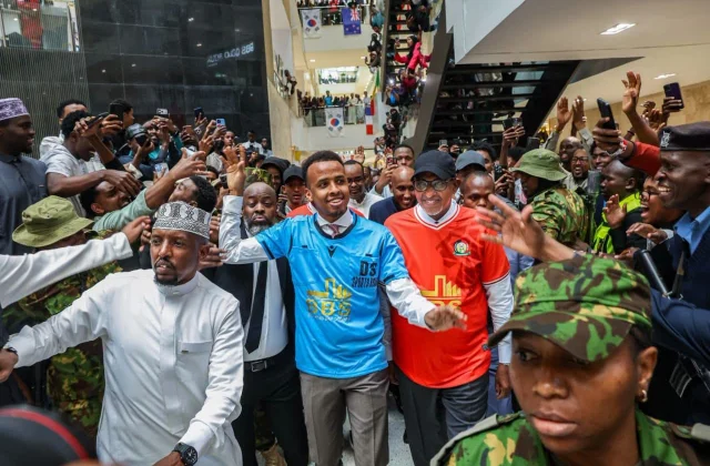 Somali FIFA referee Omar Artan receives hero’s welcome in Nairobi after World Cup exclusion