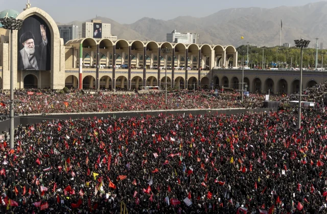 Thousands gather in Tehran to mourn Iran’s Khamenei