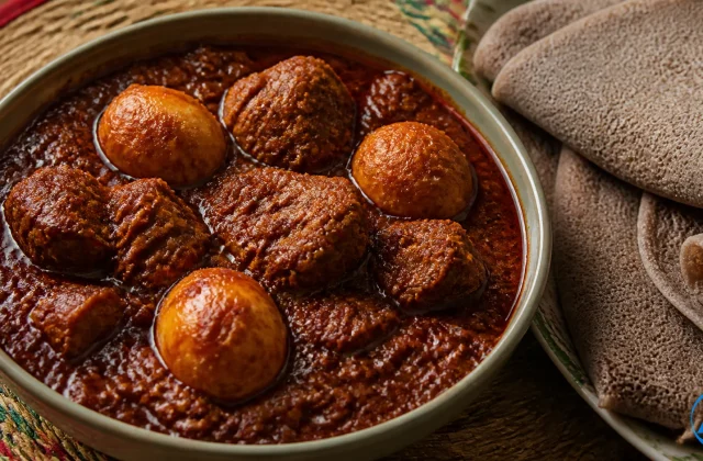 Doro Wat — Ethiopian Chicken Stew