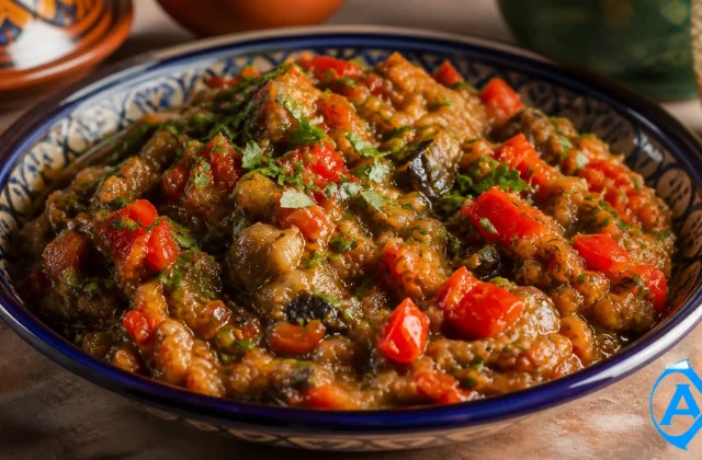 Zaalouk — Moroccan Aubergine Salad