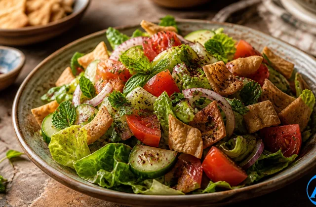 Fattoush — Lebanese Bread Salad