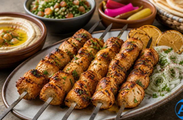 Shish Tawook — Lebanese Garlic Chicken