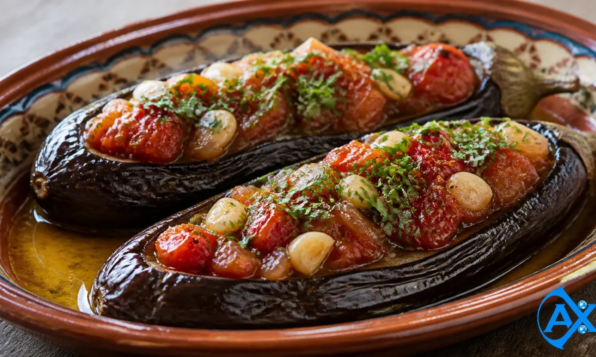 İmam Bayıldı — Turkish Stuffed Aubergine
