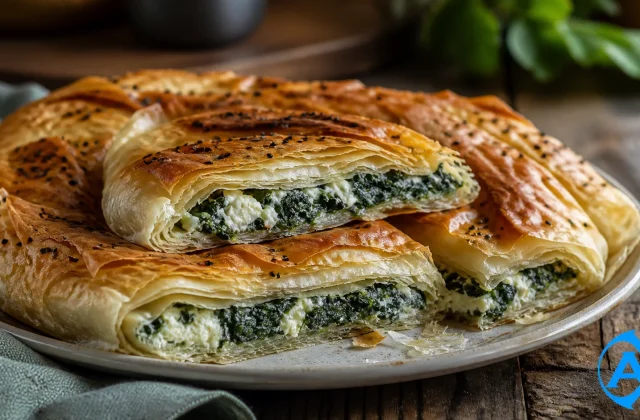 Börek with Spinach and Cheese