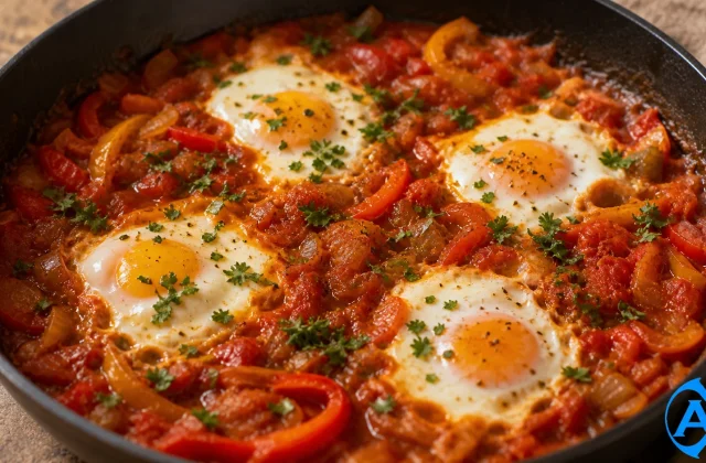 Shakshuka — North African Eggs in Tomato