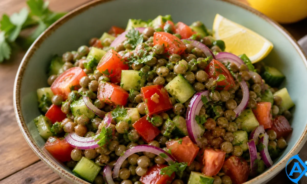 Mediterranean Lentil and Herb Salad