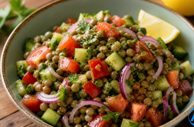 Mediterranean Lentil and Herb Salad
