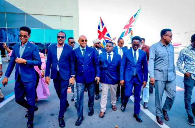 Bristol Lord Mayor Yasin Mohamud Arrives in Mogadishu for Official Visit